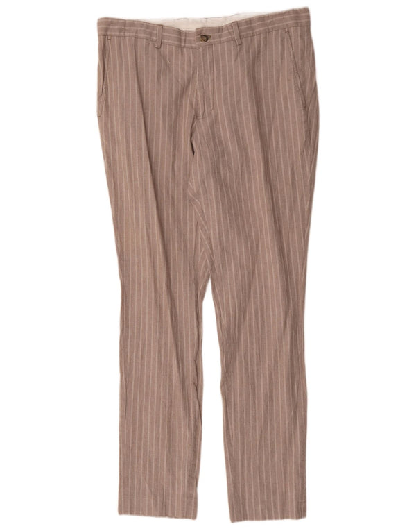Pantaloni chino slim da uomo Jack & Jones IT 52 XL W36 L31 a righe grigie