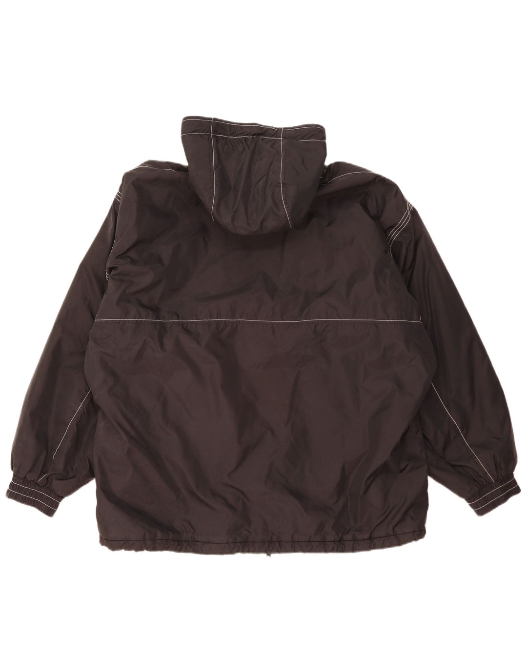 Giacca a vento con cappuccio da uomo Le Frog UK 42 XL nera poliammide