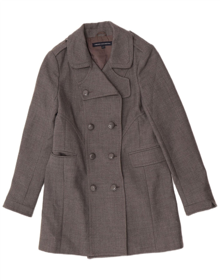 Cappotto doppiopetto militare da donna French Connection UK 12 Grigio medio