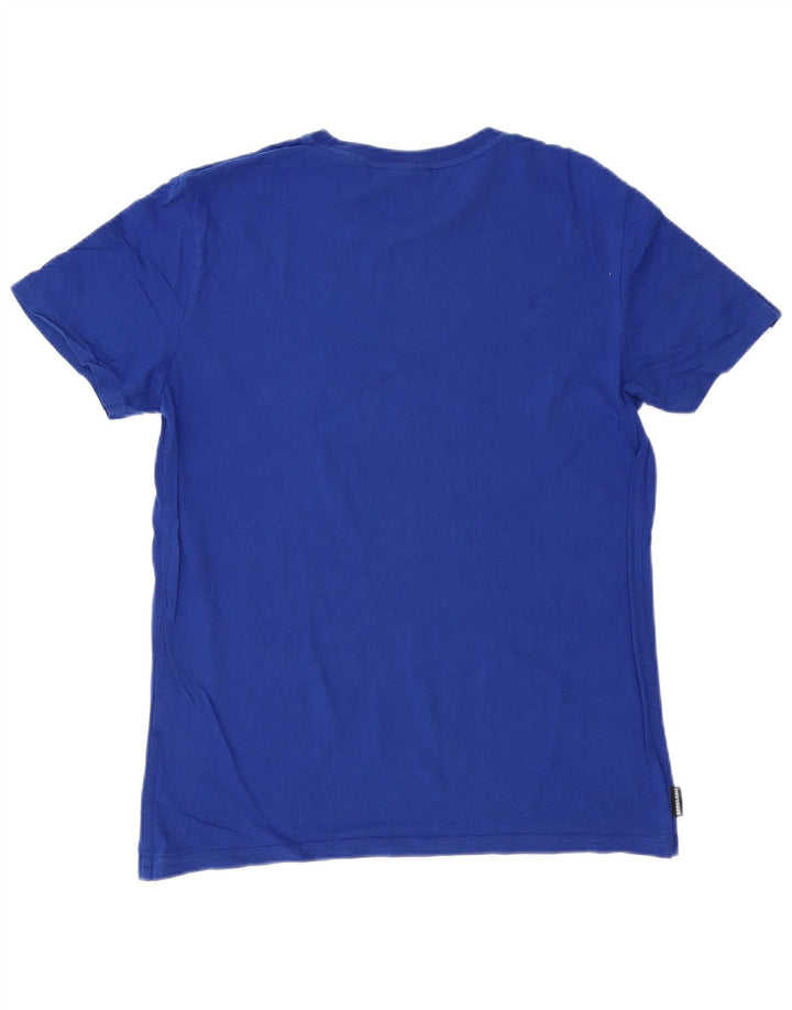 T-shirt grafica da uomo SUPERDRY Top grande blu