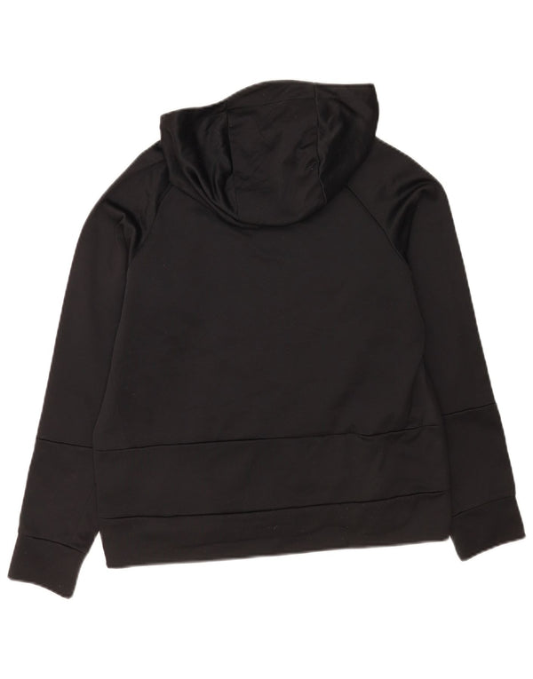 Felpa con cappuccio grafica Nike Dri Fit per ragazze 13-14 anni XL poliestere nero