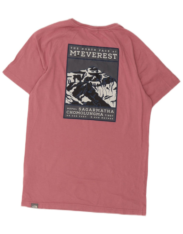 T-shirt grafica da uomo The North Face Top Small in cotone rosa