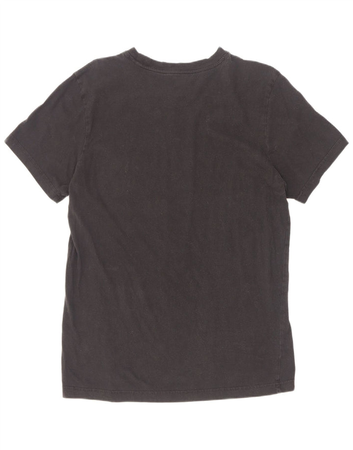 T-shirt grafica da uomo Adidas Top in cotone nero medio