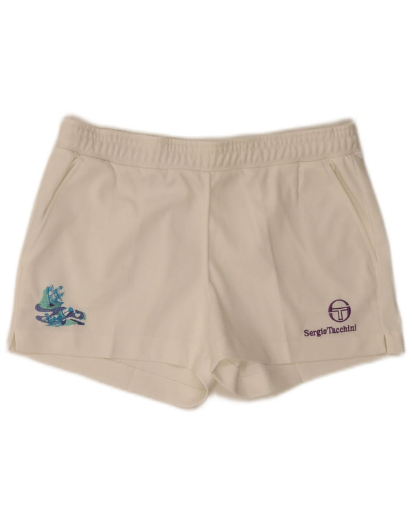 Pantaloncini sportivi da donna Sergio Tacchini IT 50 XL Poliestere bianco
