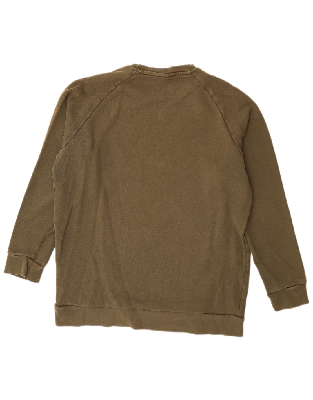 Felpa da uomo Adidas Maglione grande in cotone kaki