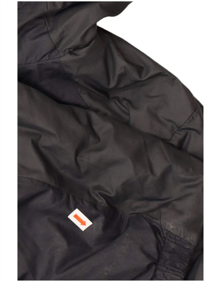 Giacca a vento con cappuccio da uomo Nike UK 36 Small Nero Poliestere