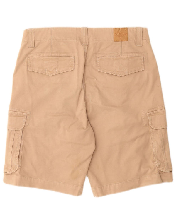Pantaloncini cargo da uomo Bear W30 in cotone beige medio