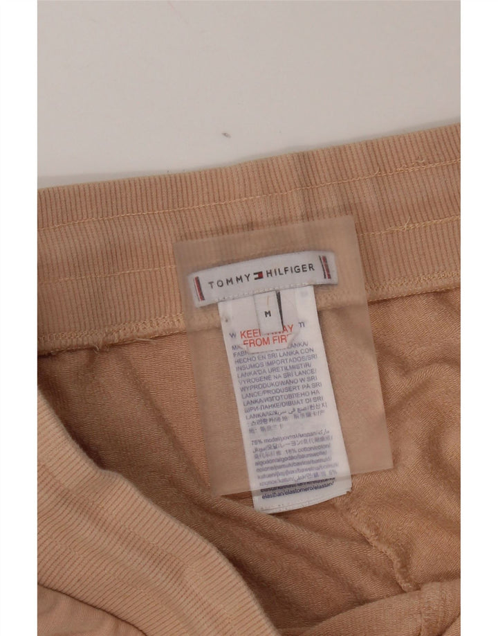 Pantaloni da tuta con grafica da donna Tommy Hilfiger UK 14 Modale beige medio
