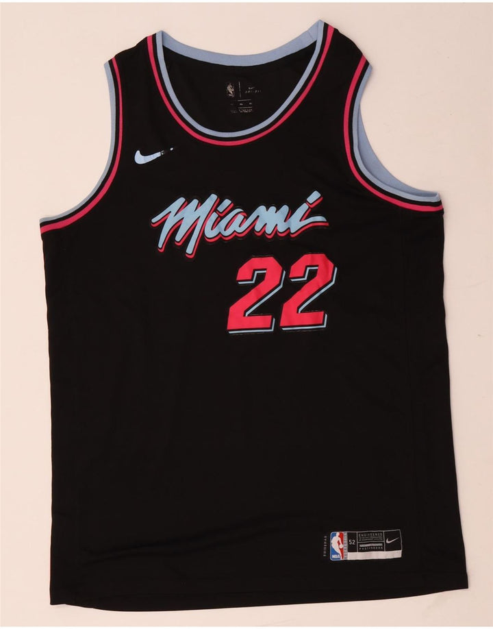 T-shirt grafica da uomo Nike Miami XL poliestere a righe nere