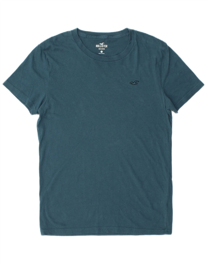 T-shirt da uomo HOLLISTER Top XS in cotone blu