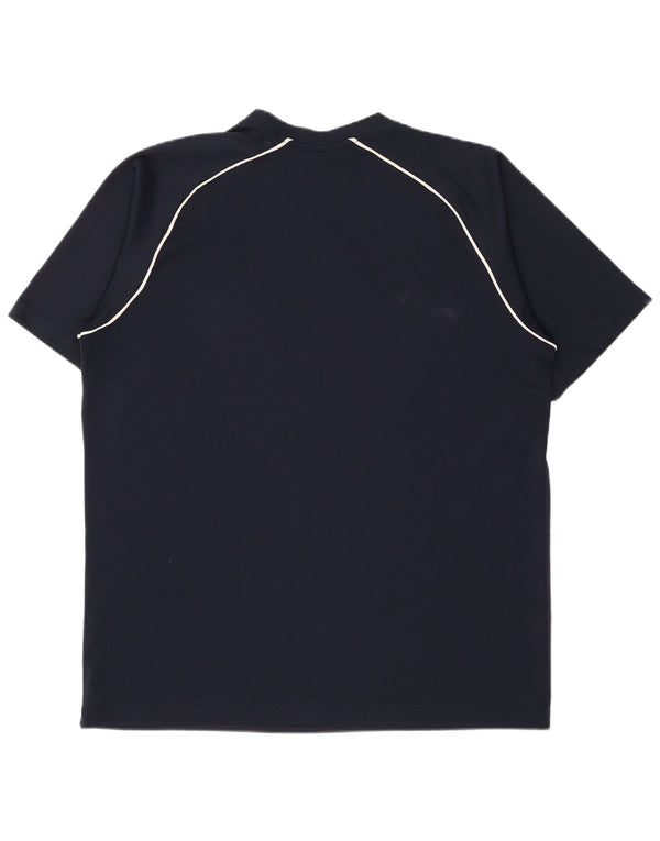 T-shirt da uomo Lotto Top 2XL poliestere blu navy