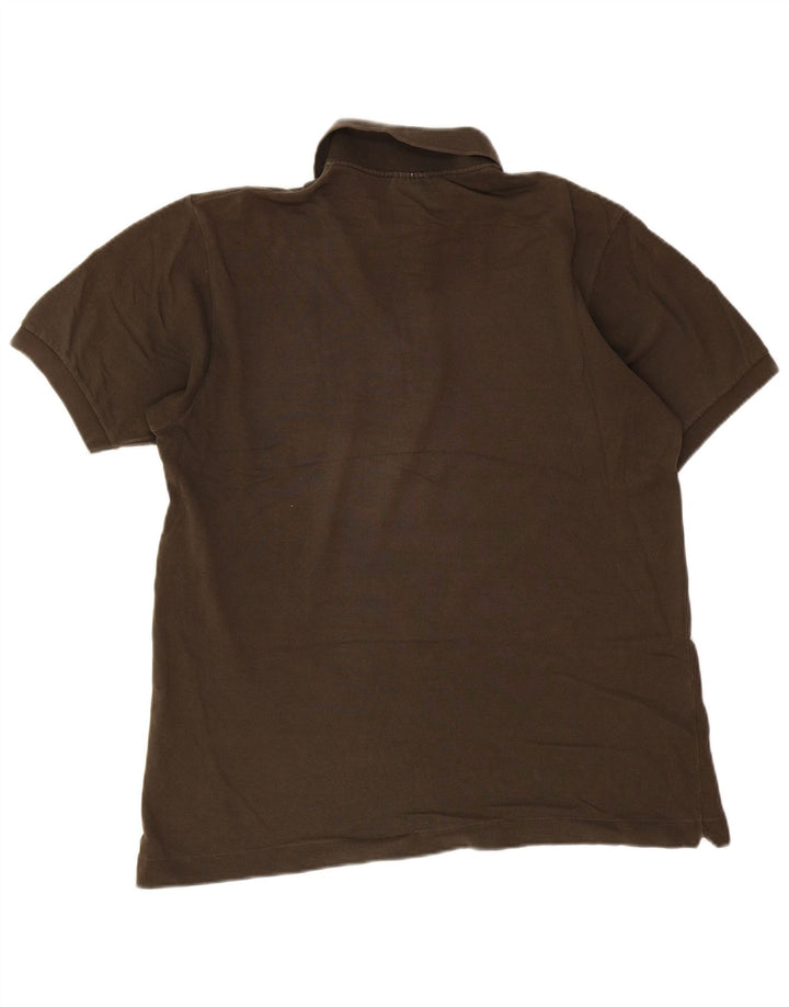 Polo da uomo Lacoste taglia 4 media cotone kaki