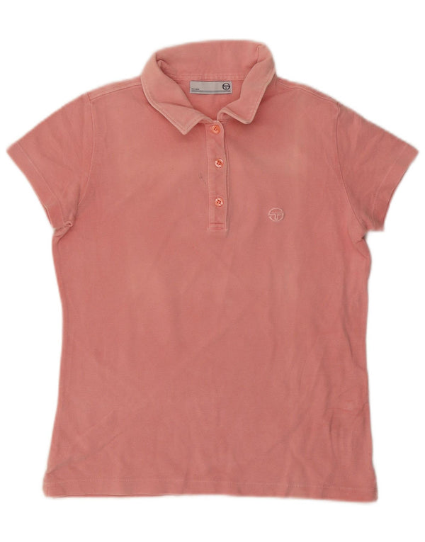 Polo da donna SERGIO TACCHINI UK 12 cotone rosa medio