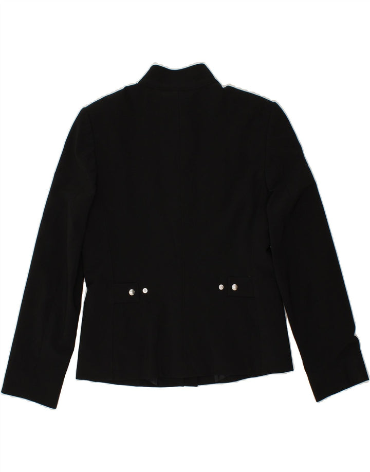 SUPERIOR Womens Bomber Jacket IT 40 Medium Black Polyester Vintage Superior and Second-Hand Superior from Messina Hembry 