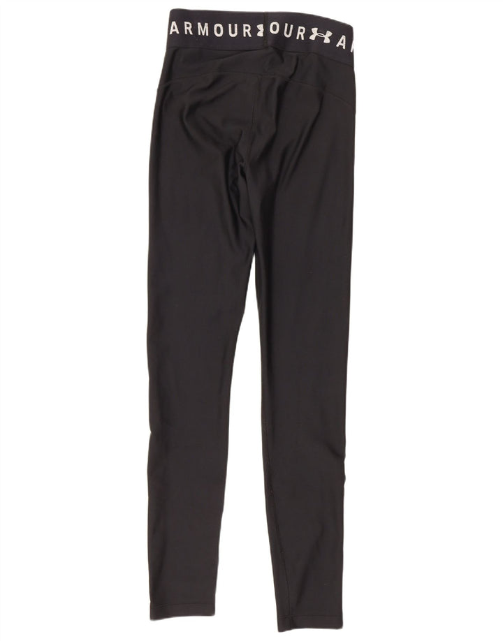 Leggings grafici a compressione da donna Under Armour UK 10 Small Black Sports
