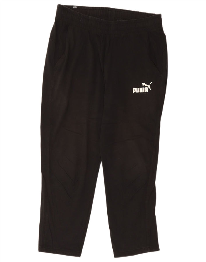 Pantaloni della tuta da donna Puma UK 12 medi neri