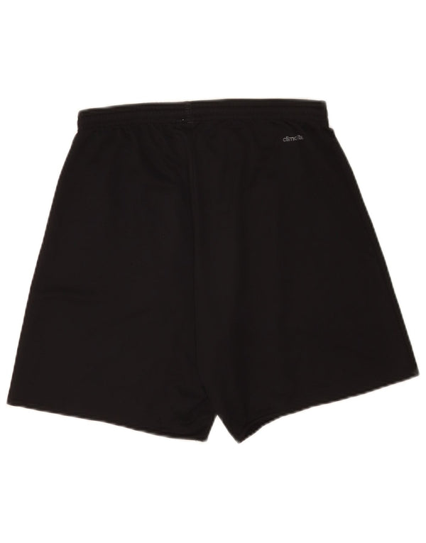 Pantaloncini sportivi regolari da uomo Adidas piccoli in poliestere nero