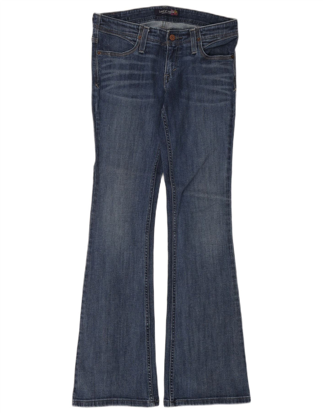 Jeans svasati da donna Levi's US 7 medi W30 L34 cotone blu