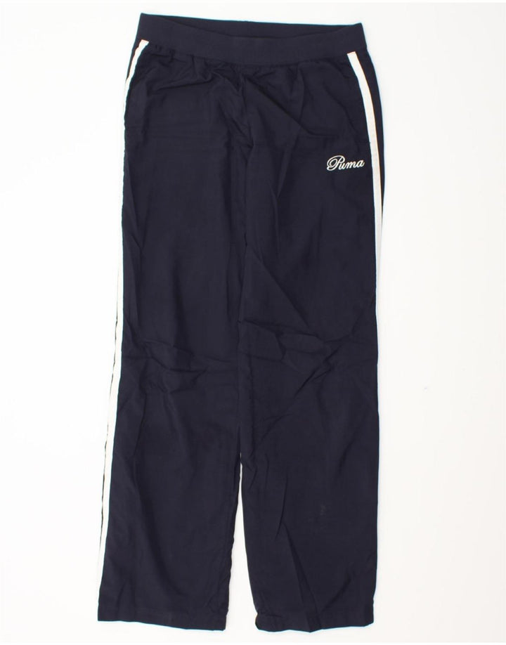 PUMA Womens Tracksuit Trousers UK 8 Small Navy Blue Vintage Puma and Second-Hand Puma from Messina Hembry 