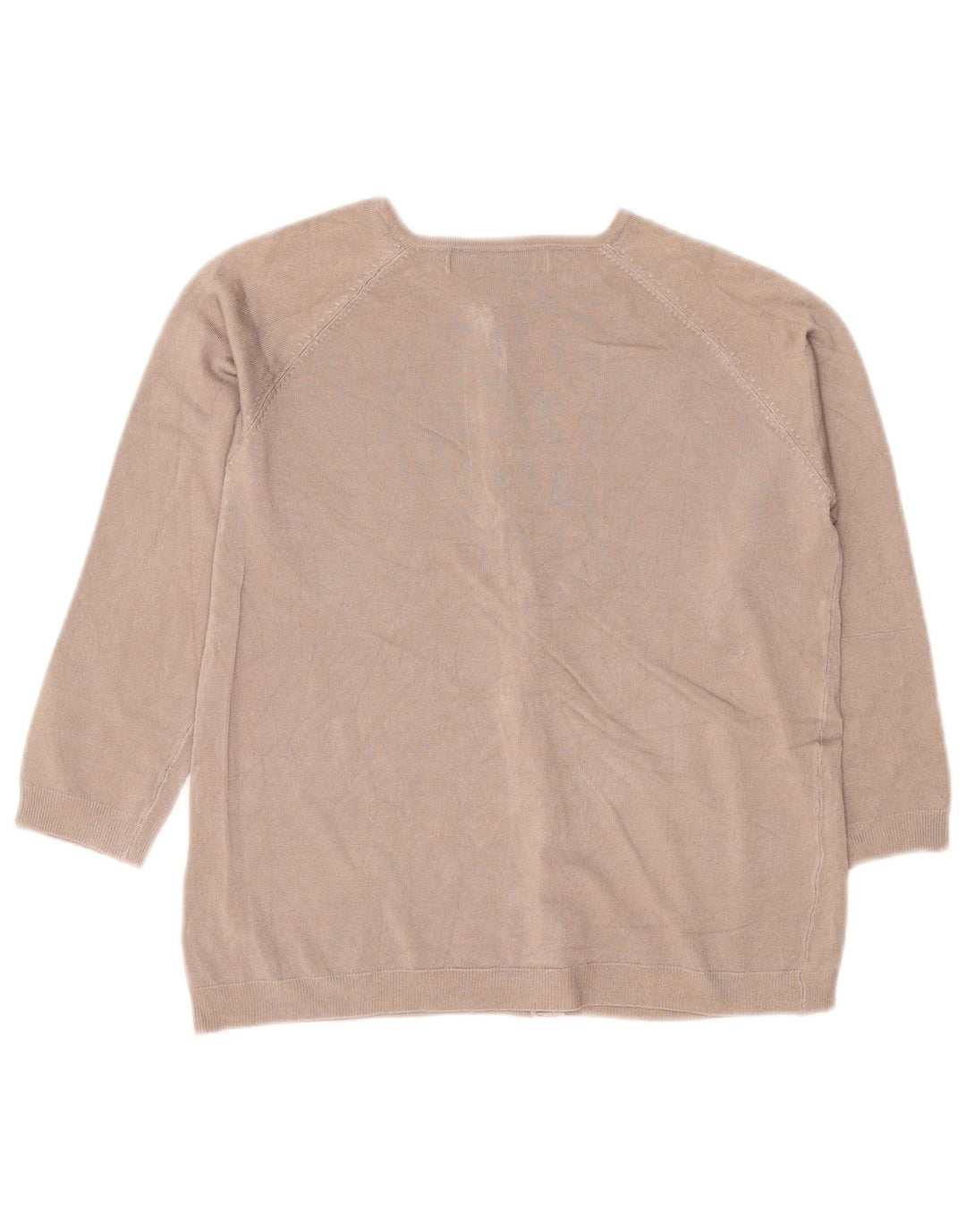 Maglione cardigan da donna Zara UK 14 grande viscosa grigia
