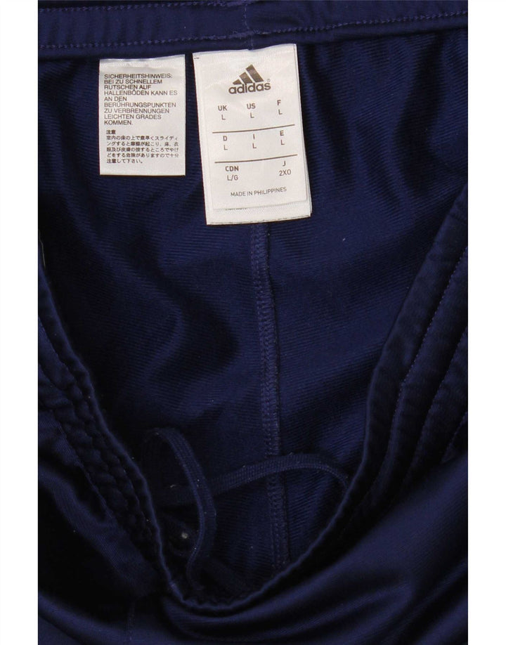 Pantaloni da tuta da uomo Adidas Joggers grandi in poliestere blu navy