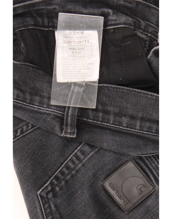Jeans Carhartt Rebel Slim da uomo W30 L32 in cotone grigio