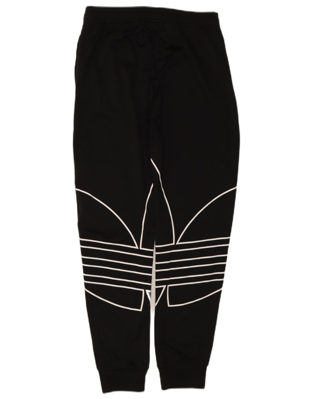 Pantaloni da tuta con grafica Adidas da ragazzo, pantaloni da jogging, 13-14 anni, poliestere nero