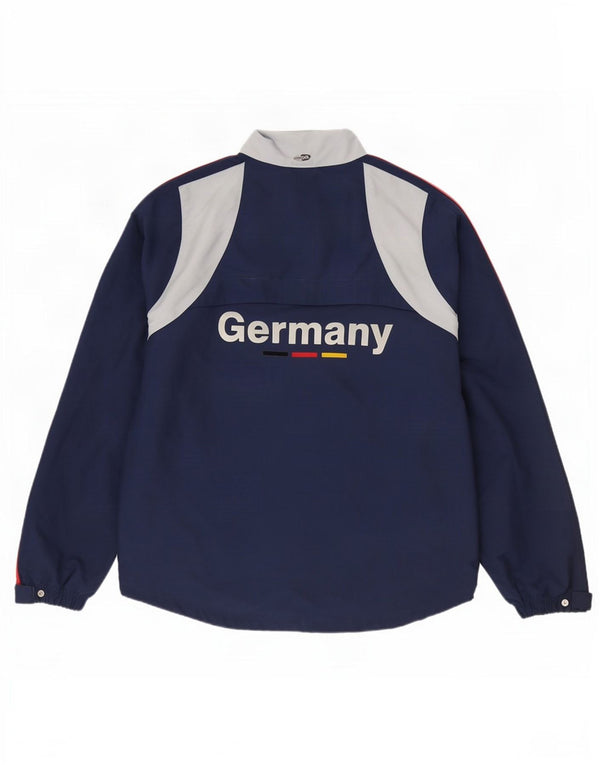 Giacca da tuta da uomo Adidas Germania UK 44/46 Large Blu Navy