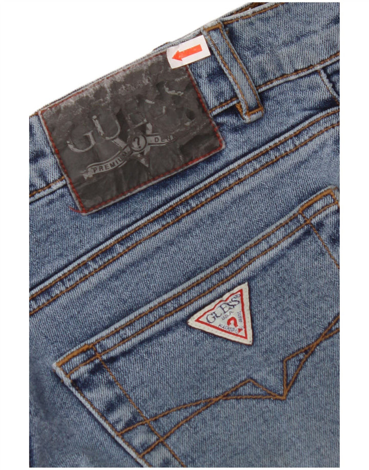 Jeans GUESS Donna Bootcut W28 L32 Cotone Blu