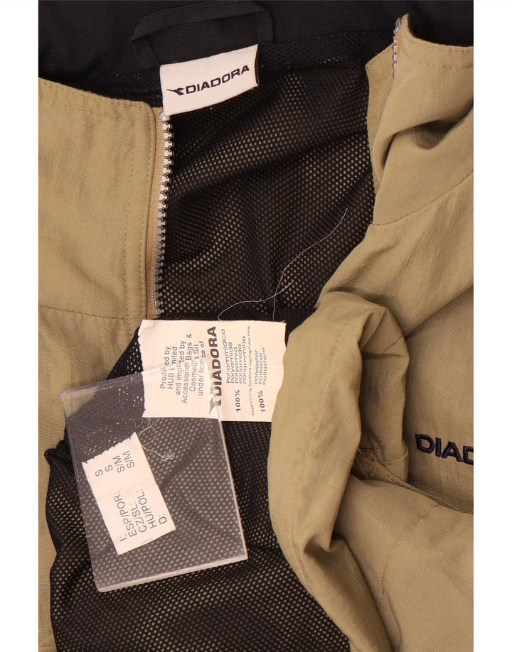 Giacca antipioggia da uomo Diadora Loose Fit UK 36 Small Khaki Poliammide