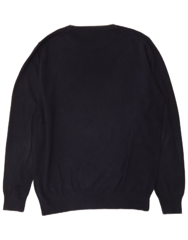 Maglione maglione girocollo da uomo Liu Jo blu navy medio