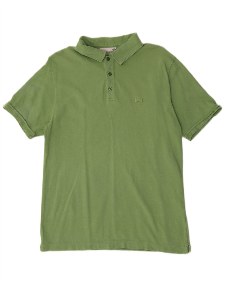 SERGIO TACCHINI Polo Uomo Cotone Verde Medio