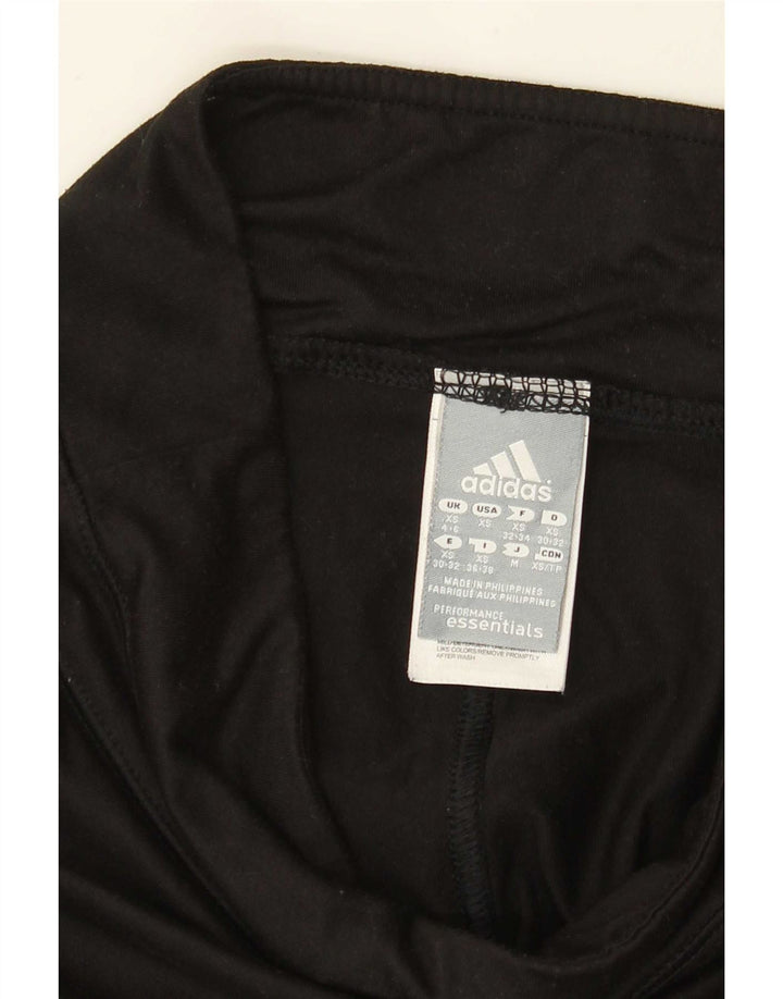 Leggings Adidas Climalite da donna UK 4/6 XS poliestere nero