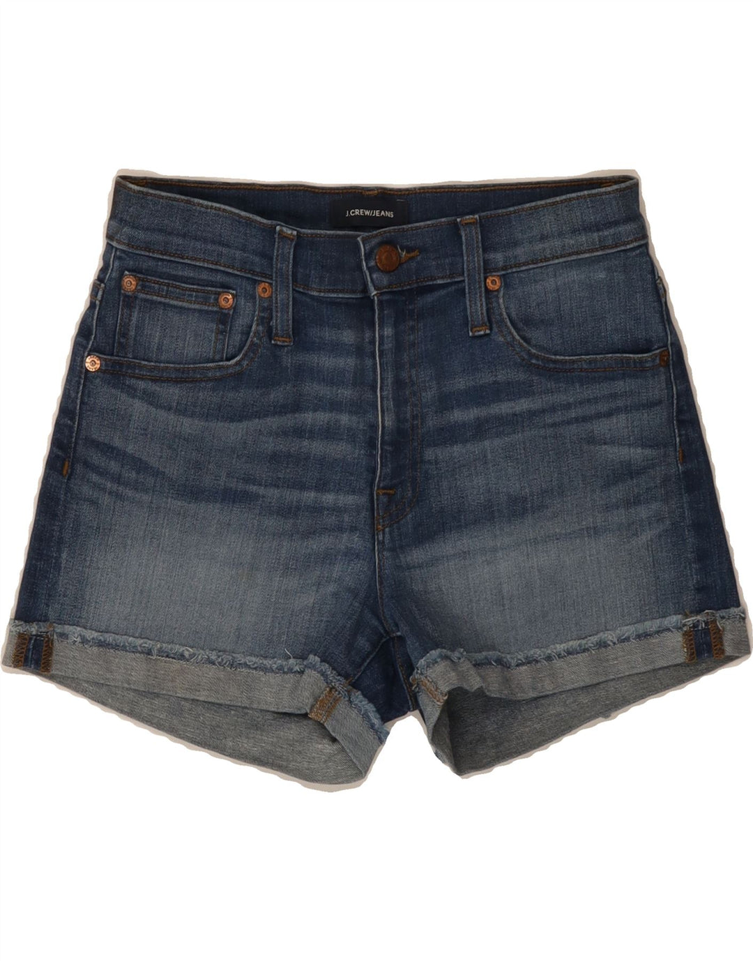 J. CREW Womens Denim Shorts W25 XS Blue Cotton Vintage J. Crew and Second-Hand J. Crew from Messina Hembry 
