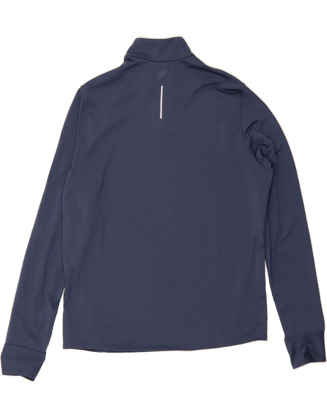 DECATHLON Mens Zip Neck Pullover Tracksuit Top XL Navy Blue Polyester Vintage Decathlon and Second-Hand Decathlon from Messina Hembry 