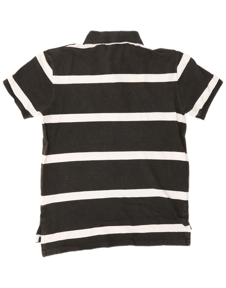 POLO RALPH LAUREN Polo da uomo su misura in cotone a righe nere medie