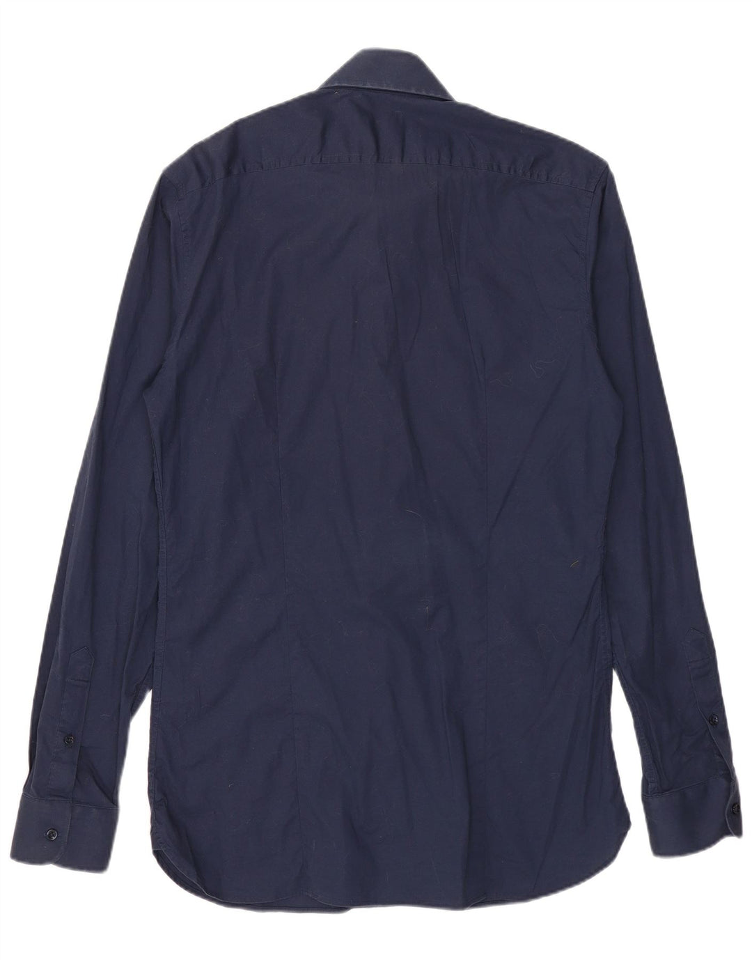 Camicia Reiss da uomo slim fit in cotone blu navy medio