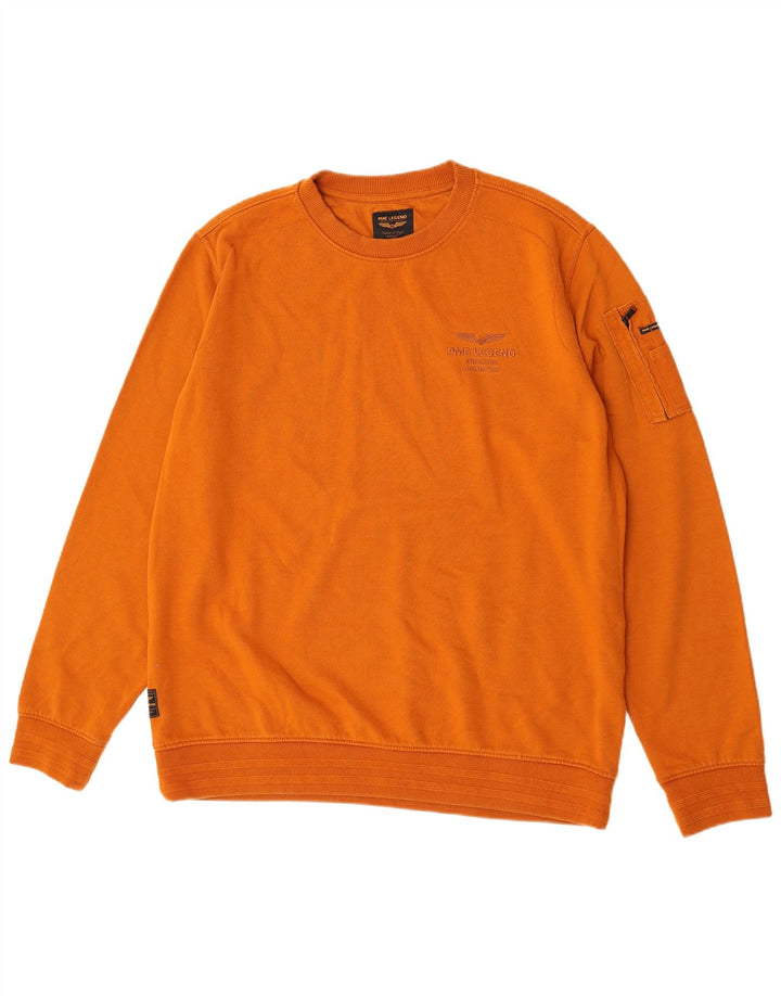 Felpa da uomo Pme Legend maglione 2XL cotone arancione