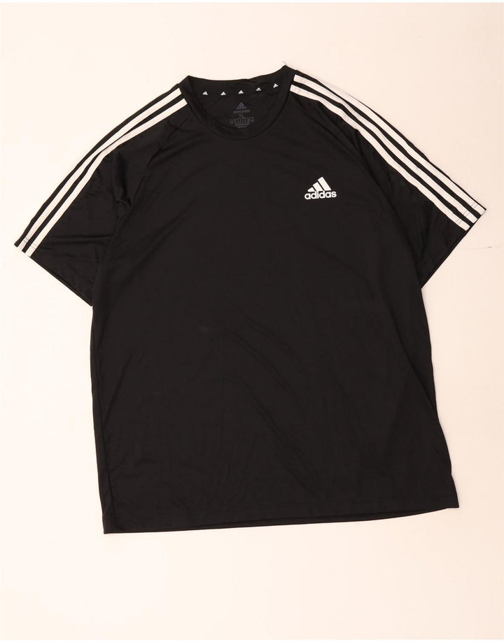 T-shirt Adidas Aeroready da uomo Top XL poliestere nero