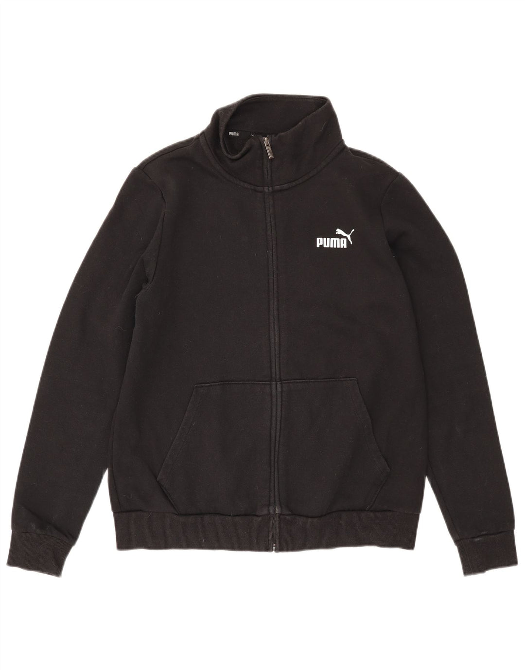Giacca da tuta da donna Puma UK 16 grande cotone nero