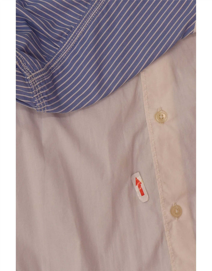 Camicia da uomo French Connection in cotone color block bianco medio