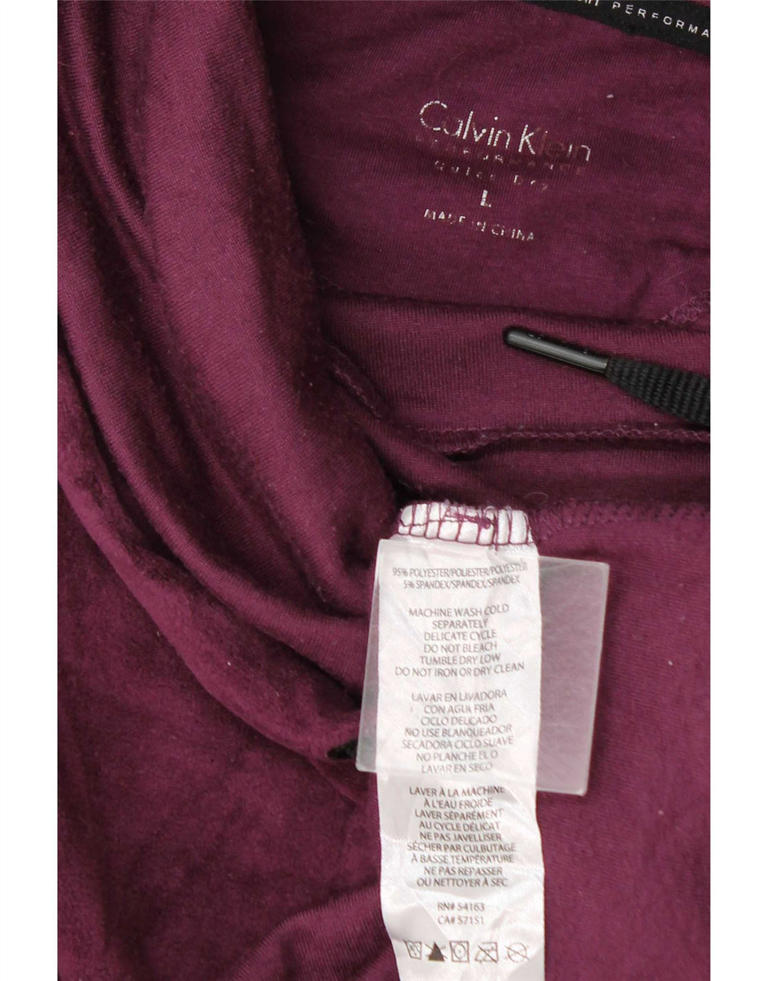 Felpa in velluto da donna Calvin Klein, maglione UK 16, grande, poliestere marrone