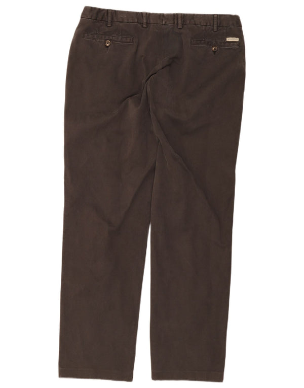 Pantaloni chino dritti da uomo Burberry IT 52 W38 L30 Cotone grigio