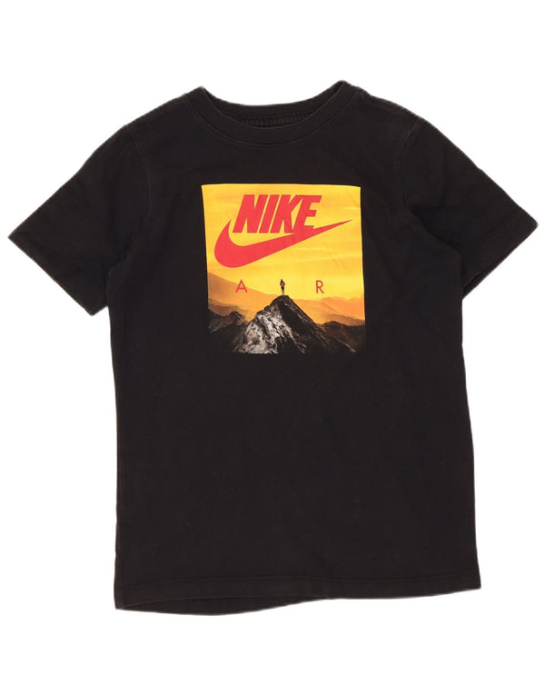 T-shirt grafica Nike Regular da ragazzo, 10-11 anni, media, nera, sportiva