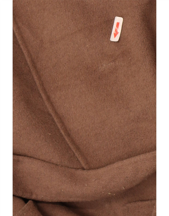 Cappotto Zara da donna UK 16 grande in lana marrone
