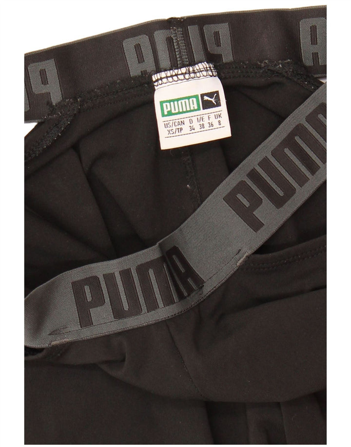 Leggings grafici da donna Puma UK 8 piccoli neri