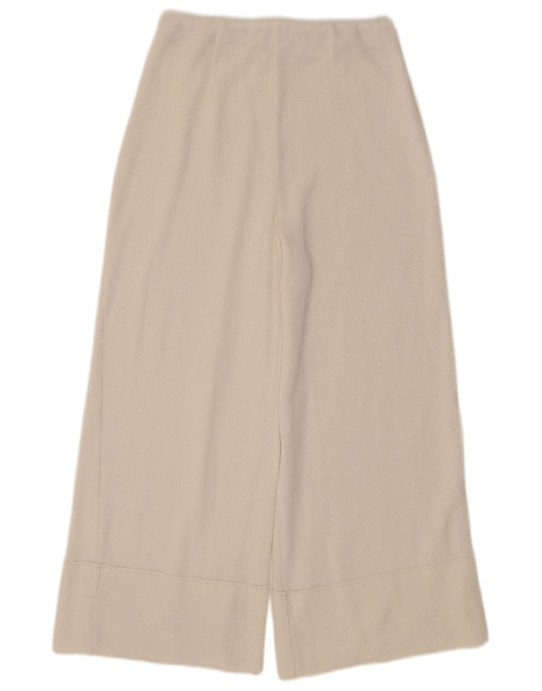 Pantaloni della tuta Capri da donna Zara UK 10 piccoli bianchi