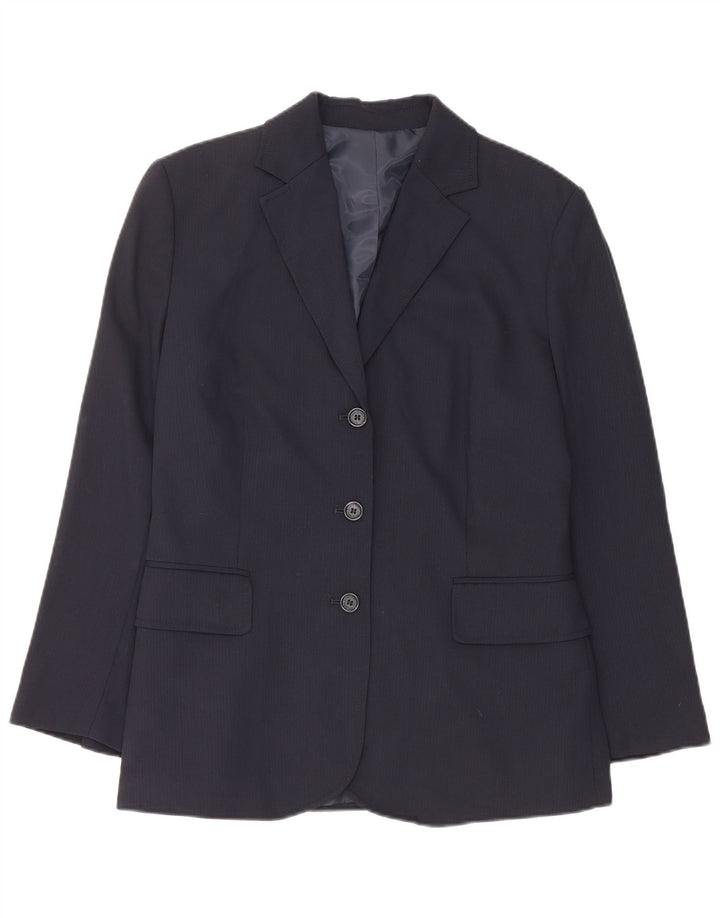 Giacca blazer a 3 bottoni da donna Dolce & Gabbana IT 44 blu navy medio