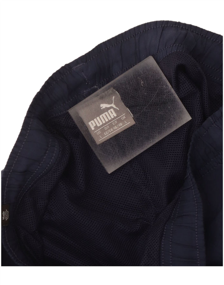 Pantaloncini sportivi Puma da uomo grandi blu navy