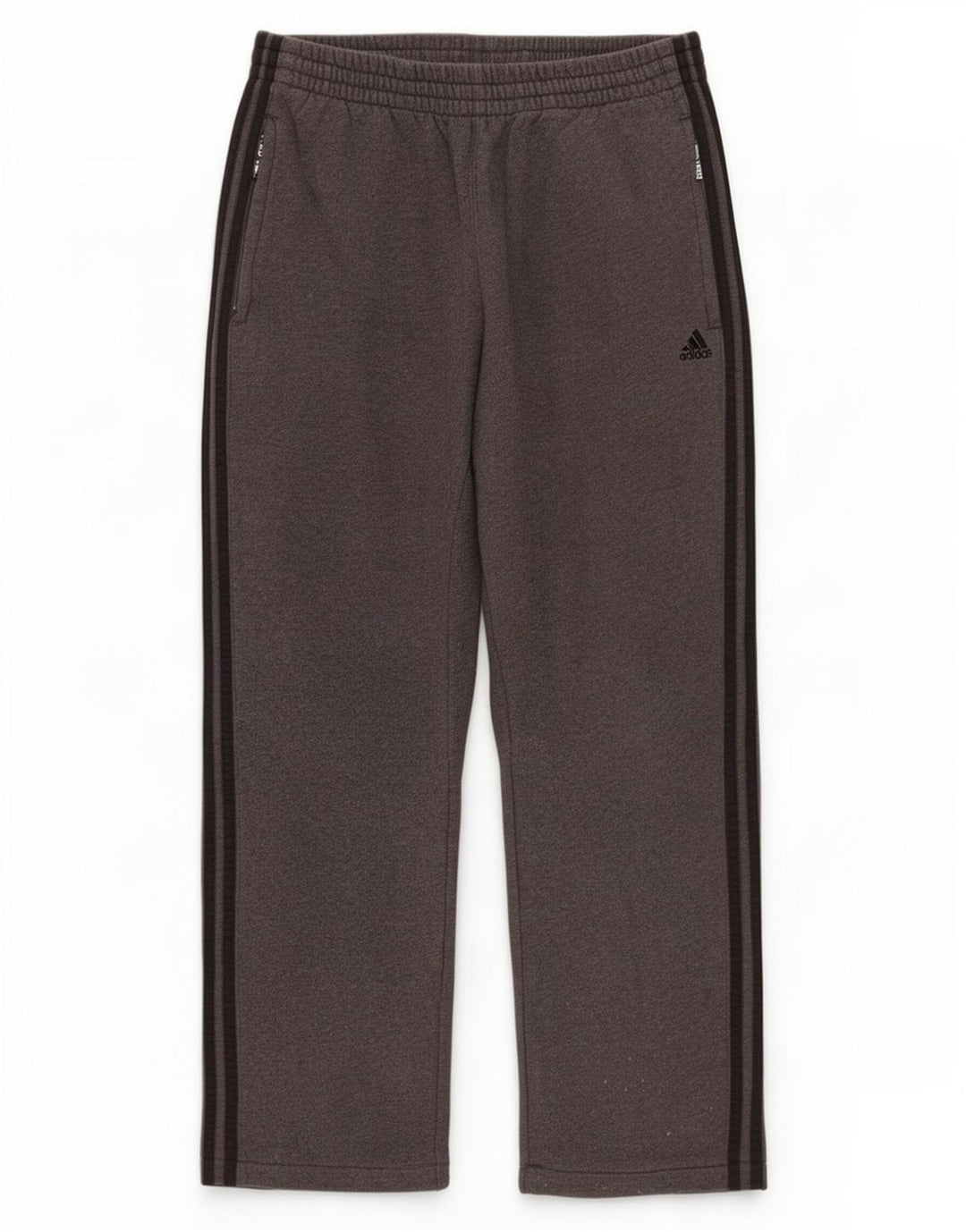 Pantaloni da tuta corti Adidas da uomo in cotone grigio medio